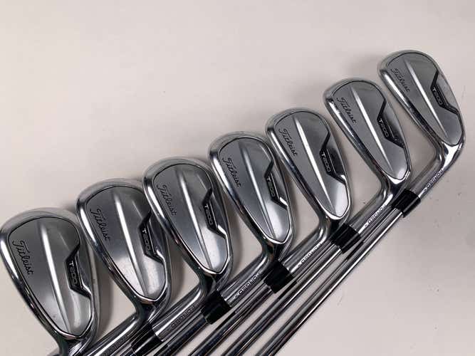 Titleist T200 2021 Iron Set 5-PW+GW True Temper AMT Red S300 Stiff Steel Mens RH