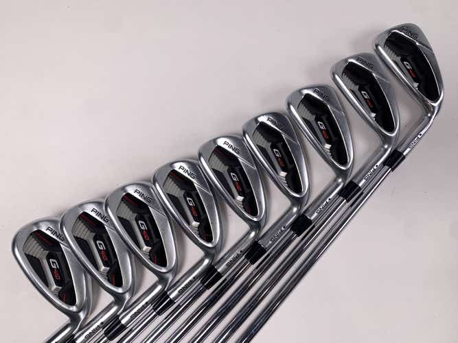 Ping G410 Iron Set 4-PW+AW+SW Black Dot AWT 2.0 Regular Steel Mens RH