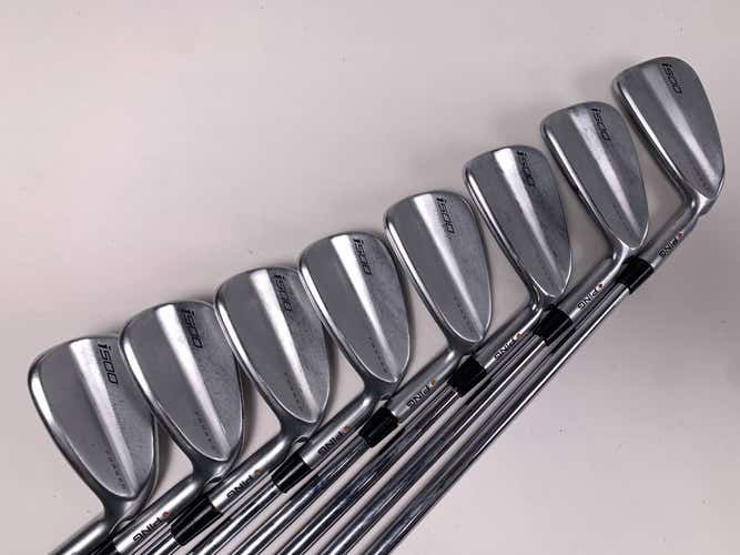 Ping i500 Iron Set 4-PW+GW Orange Dot 2* Flat DG S300 105g Stiff RH +1/2''