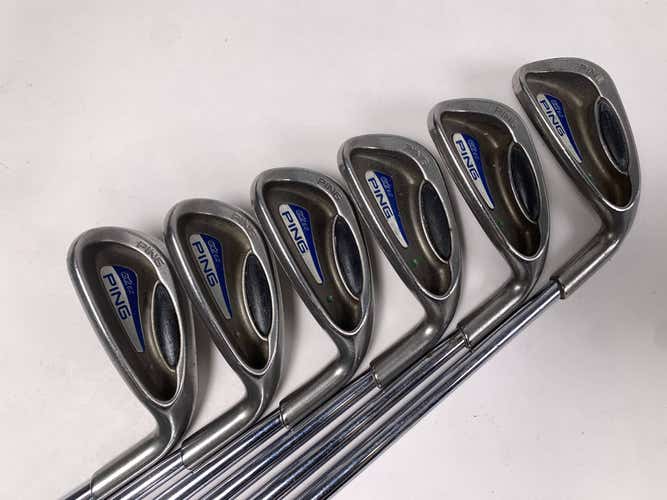 Ping G2 EZ Iron Set 7-PW+SW+LW Green Dot 2* Up Regular Steel Mens RH