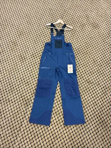 Flylow Baker Bib Men's Snow Pants, Abyss, MENS SMALLS