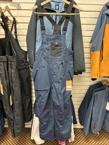 Flylow Baker Bib Men's Snow Pants, Abyss, X-Large