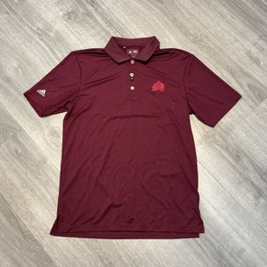 New Maroon Adidas Colorado Avalanche Monochrome Men’s Small Polo