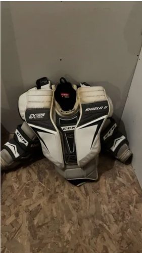 Used Small CCM Extreme Flex Shield II Goalie Chest Protector