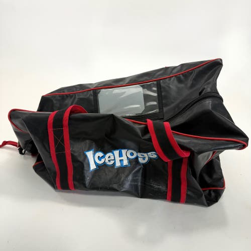 Used Black/Red Rockford Icehogs Duffle Bag