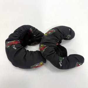 Used Black Minnesota Wild Skate Soakers - Senior
