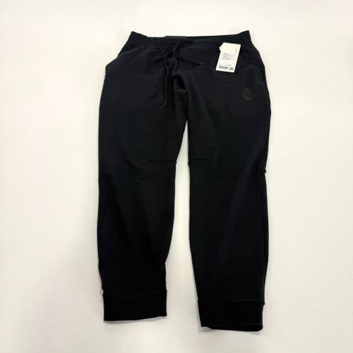 New Black Chicago Blackhawks Lulu Lemon City Sweat Jogger Pant | XL | R89
