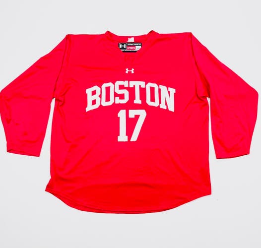 Boston University Under Armour Practice Jersey-Large-Red