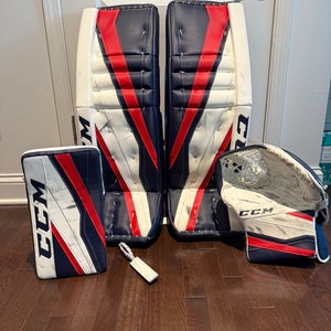 34" 2017 CCM Extreme Flex 3.9 Regular Goalie Full Set (Used)