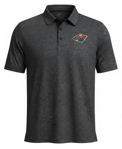 Fanatics Minnesota Wild Polo Shirt Gray 8593