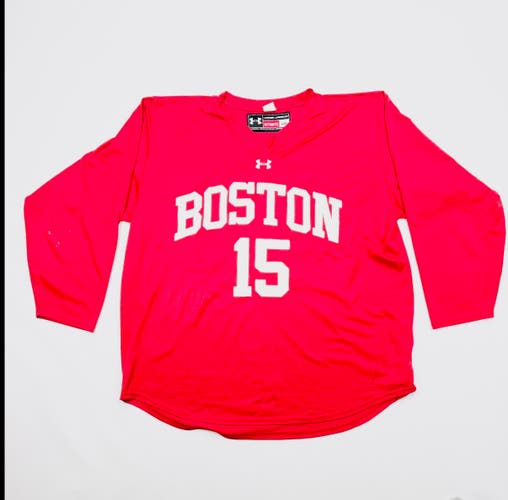 Boston University Under Armour Practice Jersey-Large-Red