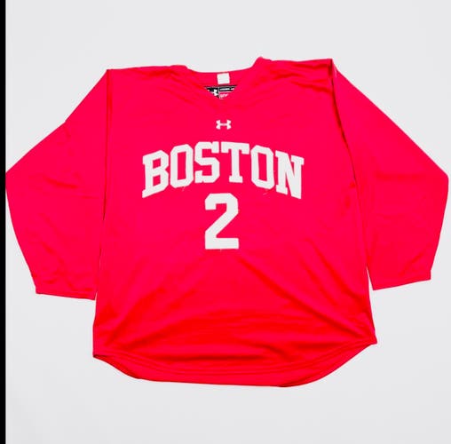 Boston University Under Armour Practice Jersey-Large-Red
