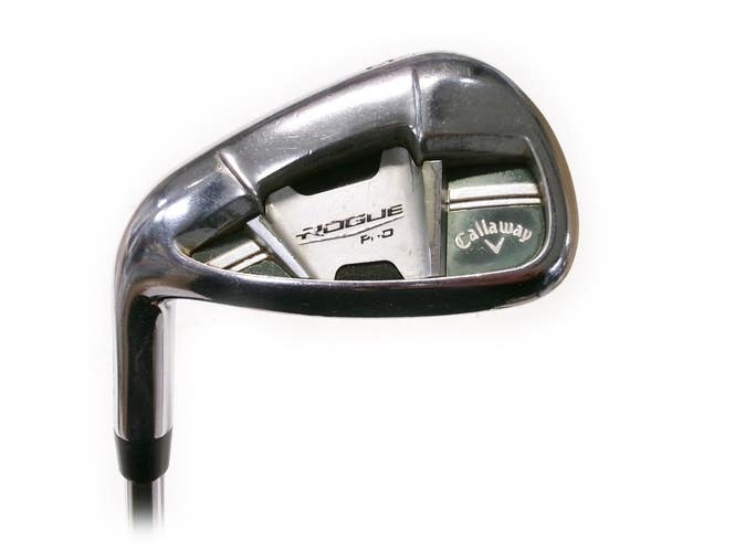 LH Callaway Rogue Pro Single Pitching Wedge 1* Upright Steel Regular Flex