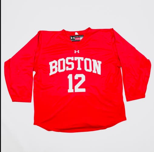 Boston University Under Armour Practice Jersey-Large-Red
