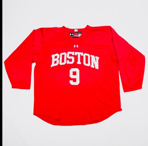 Boston University Under Armour Practice Jersey-Large-Red
