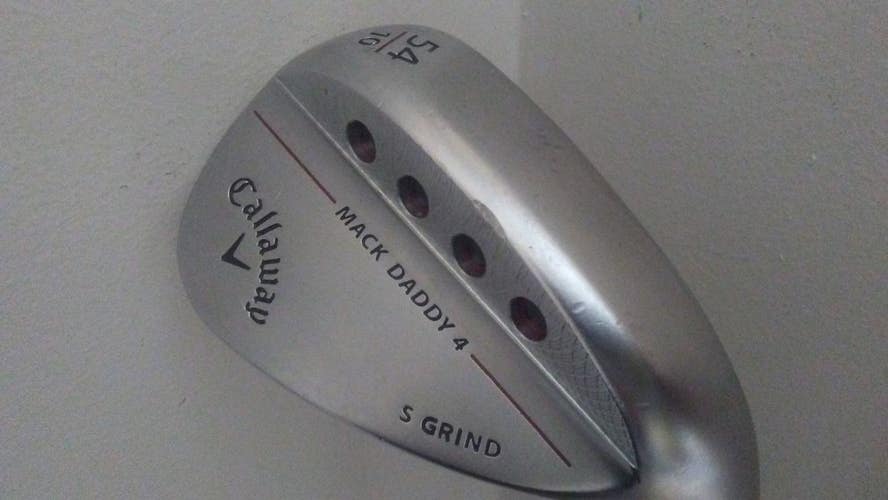 Callaway Mack Daddy 4 Sand Wedge 54* 10* (Chrome, S-Grind, Steel) Golf Club