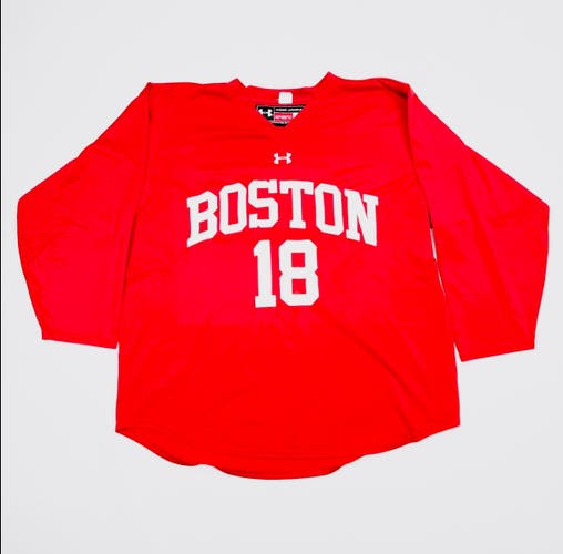 Boston University Under Armour Practice Jersey-Large-Red