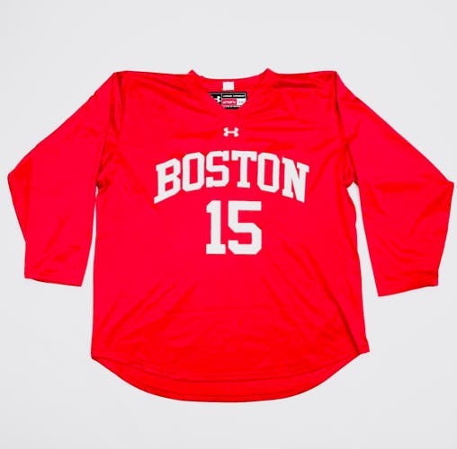 Boston University Under Armour Practice Jersey-Large-Red