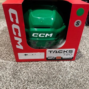 NEW CCM Tacks 720 Helmet – Small – Kelly Green – HECC 2031