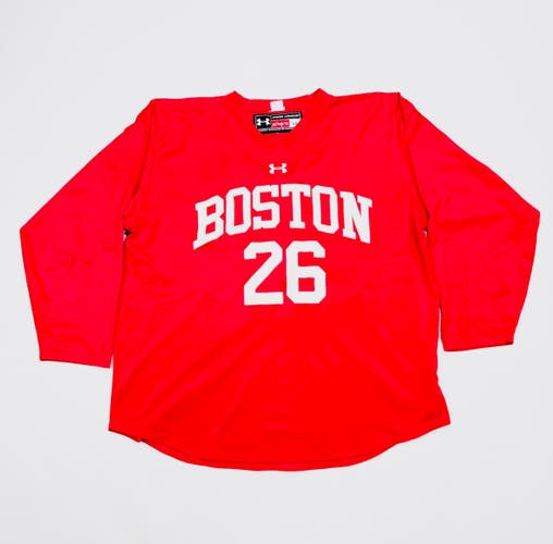 Boston University Under Armour Practice Jersey-Large-Red
