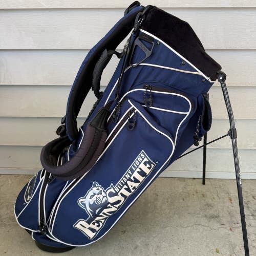 Penn State Nittany Lions Ping Hoofer Vantage Golf Bag 5 Way Dividers Blue White