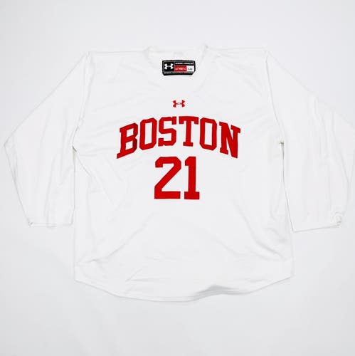 Boston University Under Armour Practice Jersey-Large-White