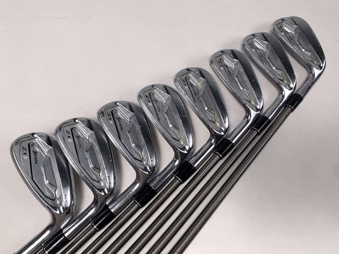 Srixon ZX5 MKII Iron Set 4-PW+AW AeroTech SteelFiber i95 Stiff Graphite RH +1/2"