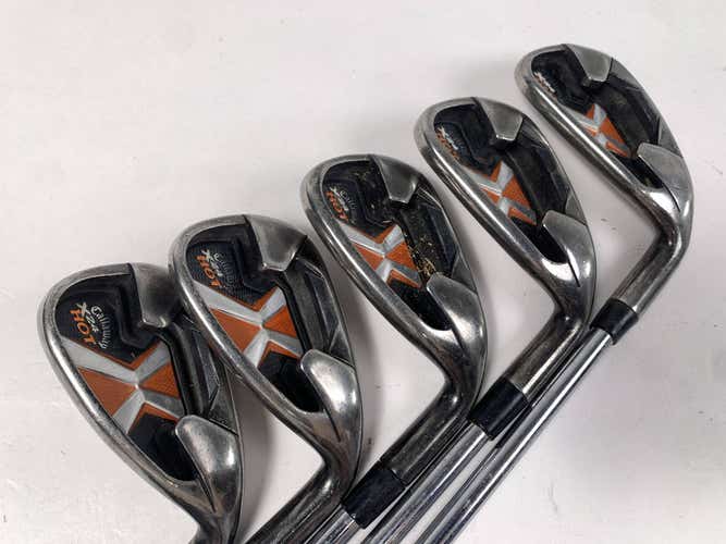 Callaway X-24 Hot Iron Set 6-PW Uniflex Steel Mens RH