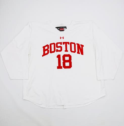 Boston University Under Armour Practice Jersey-XL-White