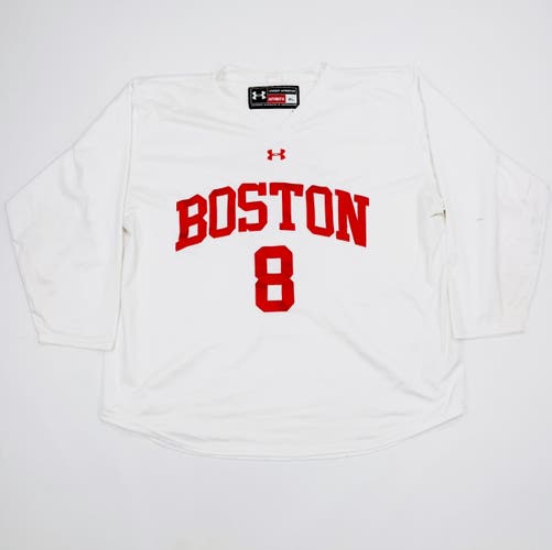 Boston University Under Armour Practice Jersey-XL-White
