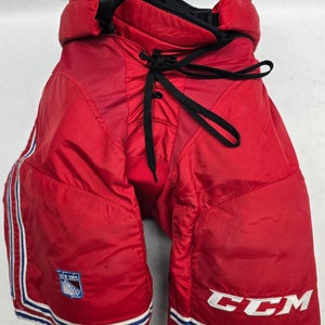 CCM HP45 Pro Stock Hockey Pants Large Rangers Used NHL (2) (15101)