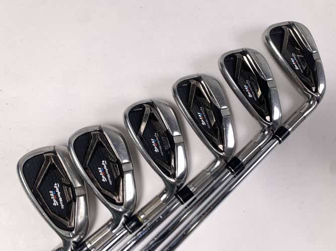 TaylorMade M4 Iron Set 5-PW KBS Tour Stiff Steel Mens RH