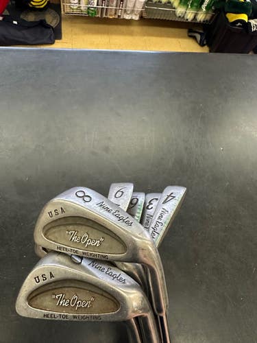 Nine Eagles The Open Right Handed Iron Set 8 Pieces Steel Shaft (Used)
