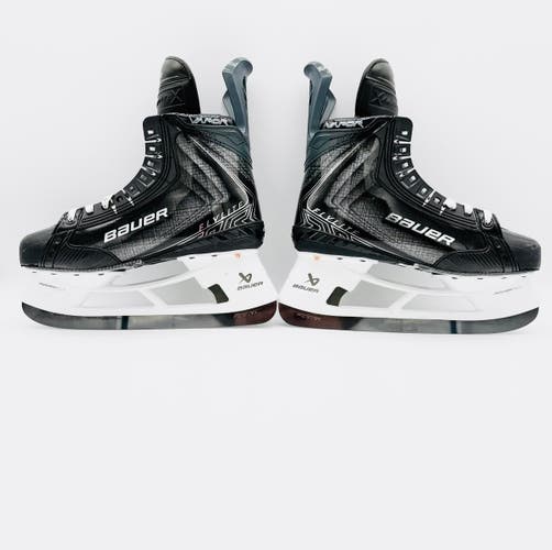 Nearly New Custom Black Bauer Vapor FlyLite Hockey Skates-9 D/A-280-FlyTi-No Insoles