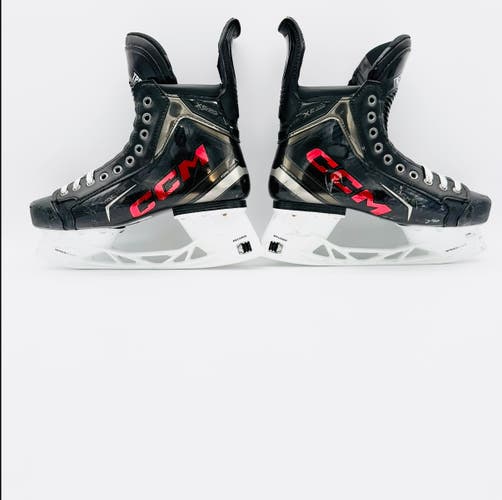 Custom Red CCM Tacks XF Pro Hockey Skates-9 1/2 D/A-287-Reload Holder