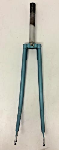 Vintage 1980s Lugged Steel 700C Road Bike Fork Suntour Dropouts 175mm 1" Steerer