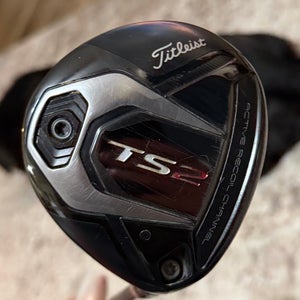 Men's 2018 Titleist TS2 Right Handed Fairway Wood Stiff Flex 3 Wood Graphite Shaft (Used)