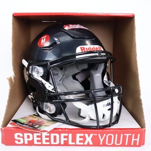 Riddell Speedflex Youth Football Helmet Black, Size Medium NEW 2024 Read INV#34