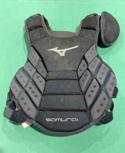 Used Senior Mizuno Samurai Catcher's Chest Protector 15"