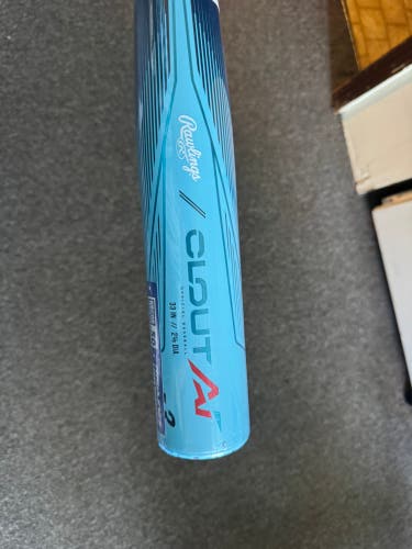 2024 Rawlings Clout AI Alloy BBCOR Certified Bat (-3) 30 oz 33" (New)