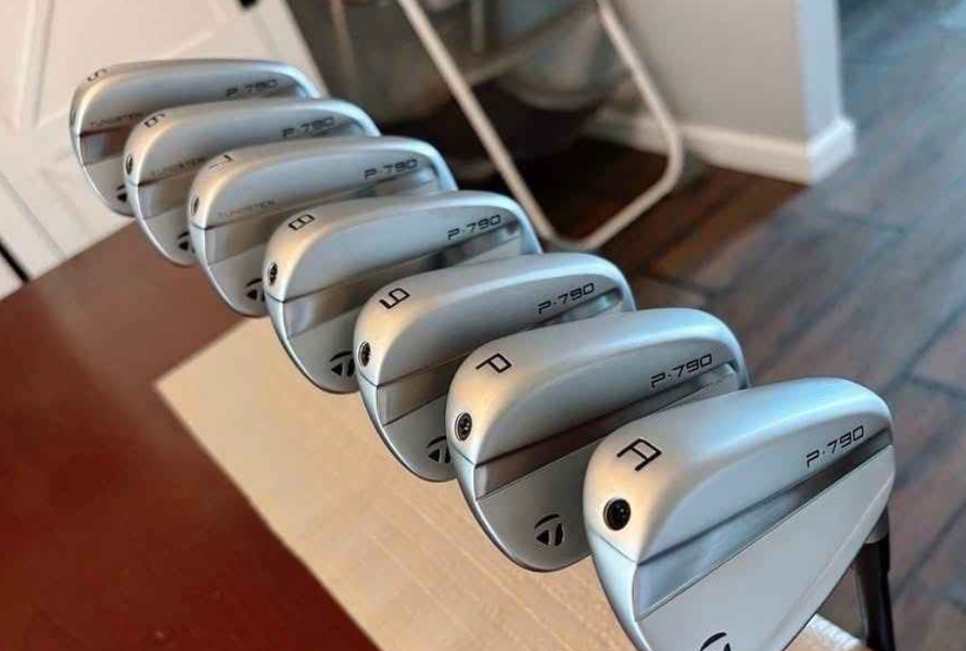 Men's 2023 TaylorMade P790 Right Handed Iron Set Extra Stiff Flex (8 Clubs) #4 - #9, PW, GW (Used)