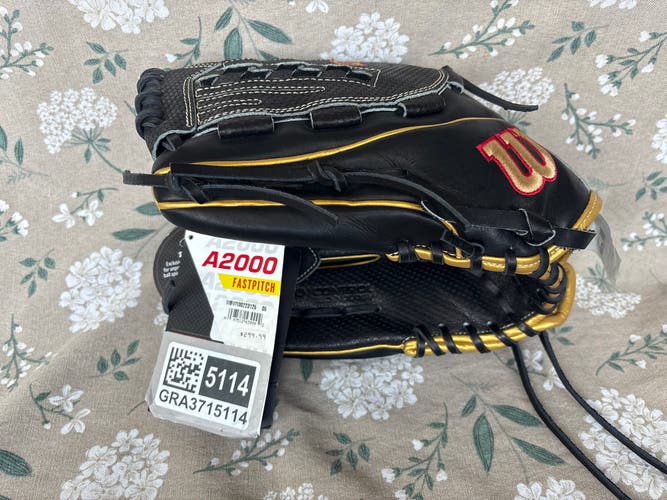 Wilson A2000 LH Softball Glove 12.5" (New)