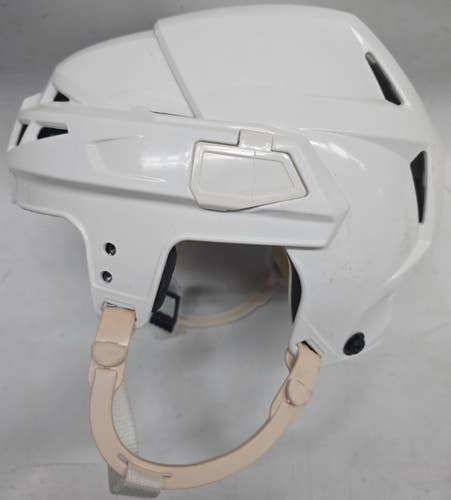 CCM VECTOR V08 PRO STOCK HOCKEY HELMET WHITE SMALL NHL AHL USED (15128)