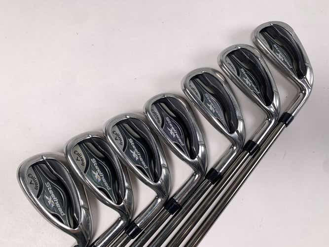 Callaway Steelhead XR Iron Set 5-PW+GW UST Mamiya Recoil 460 F3 Regular RH