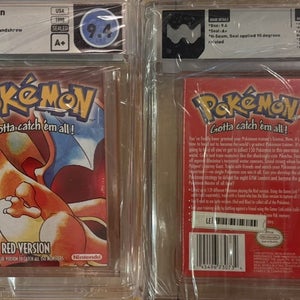 (New) Factory Sealed  Graded gameboy Pokemon Red game