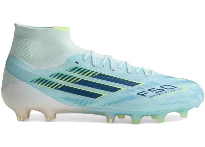 Size 10.5 - adidas F50 Sparkfusion Elite Mid Cut FG/AG Ice (Women's) JR6476