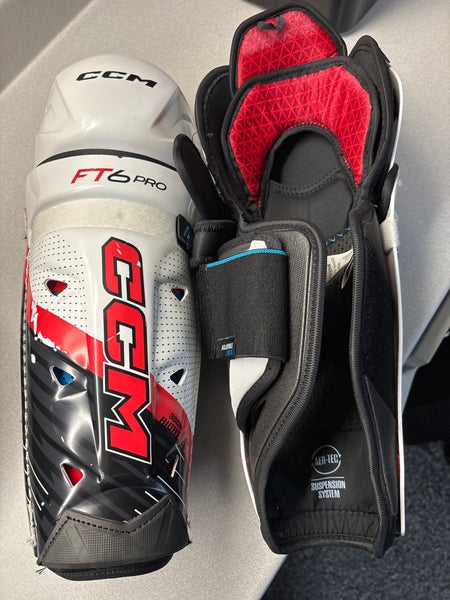 Senior CCM JetSpeed FT6 Pro 14" Shin Pads Pro Stock
