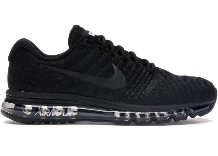 Size 10 - Nike Air Max 2017 Triple Black 849559-004