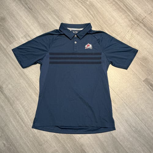 New Blue Adidas Colorado Avalanche Men’s Medium Golf Polo