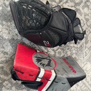 Bauer Supreme 2S Pro Regular Glove and Blocker (Used)